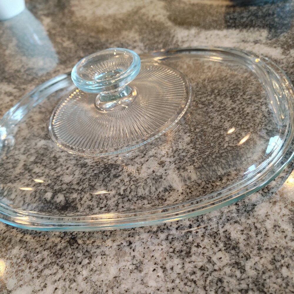 Pyrex oval lid